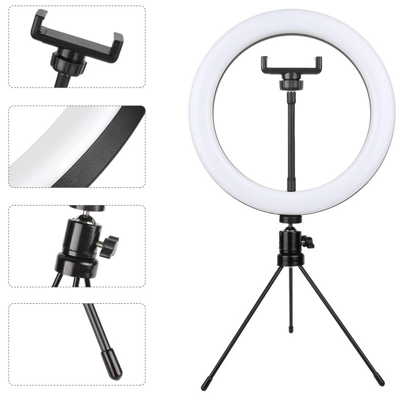Live Broadcast Light,10-inch ring fill light 19CM