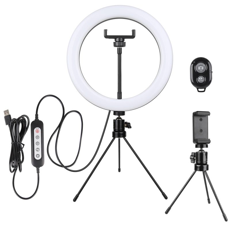 Live Broadcast Light,10-inch ring fill light 19CM