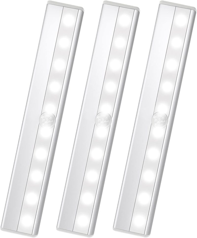 Wardrobe Light,10LED White sensor light