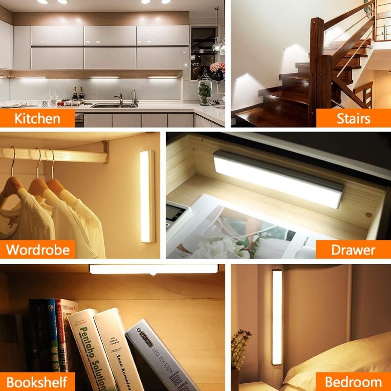 Wardrobe Light,10LED White sensor light