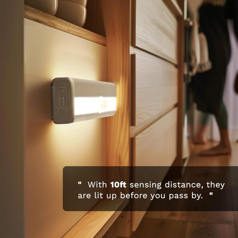 Wardrobe Light,10LED Light Remote control with warm light