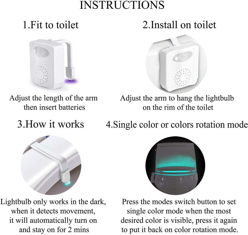 Toilet Light,16-color with aromatherapy light