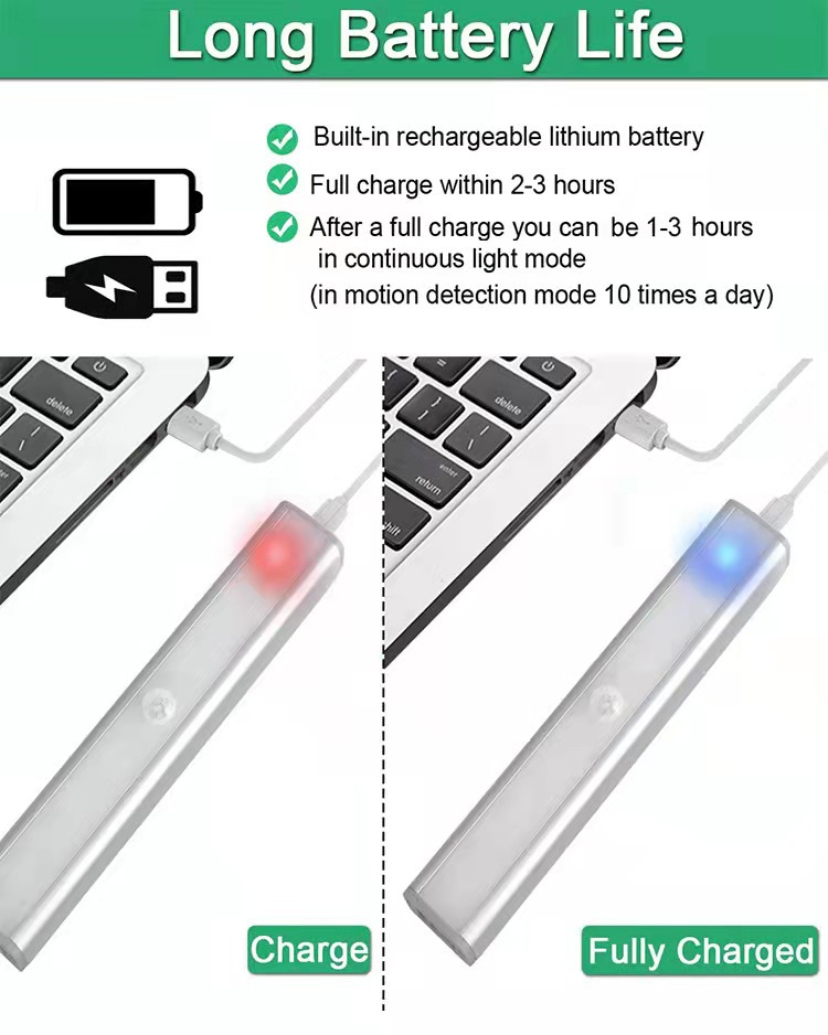 Wardrobe Light,30LED Cool white light Remote control sensor