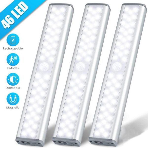 Wardrobe Light,46LED Light 4-Speed adjustment