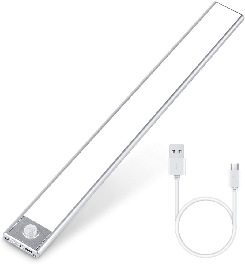 Wardrobe Light,76LED Thin Light White+Warm Light