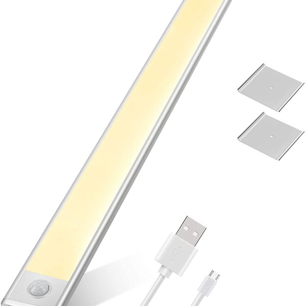 Wardrobe Light,76LED Thin Light White+Warm Light